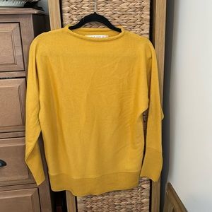 Yellow wool sweater